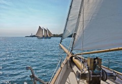 Фотообои  «Вид с парусника» 8-526 Sailing