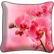 Фотоподушка Розовая орхидея