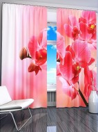 Фотошторы Розовая орхидея