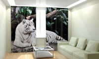 Фотошторы "Белый тигр"
